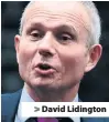  ??  ?? > David Lidington