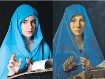  ?? YOKO SCIFONI ?? Invenção. Imitações de obras de Antonello da Messina e Rafael Sanzio