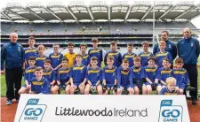  ??  ?? Calry/St Joseph’s in Croke Park as part of Littlewood­s Ireland Go Games.