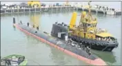  ?? VIJAYANAND GUPTA / HT FILE ?? Six Scorpene submarines are being built in India in collaborat­ion with French ship-builder DCNS.