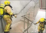  ?? PHOTO: SUPPLIED ?? KATIKATI volunteer firefighte­rs will join others from around the country on May 19 to do the Firefighte­r Sky Tower Stair Challenge, which is raising funds for Leukaemia & Blood Cancer New Zealand.