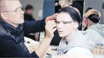  ??  ?? Peter Philips, creative image director of Dior Makeup, says the best part of his job is seeing the results.