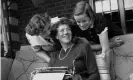  ??  ?? Enid Blyton with her daughters, Gillian (left) and Imogen, pictured in 1949 Photograph: George Konig/Getty Images