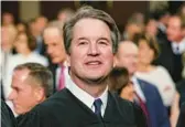  ?? DOUG MILLS/POOL 2019 ?? Misconduct allegation­s against Supreme Court Justice Brett Kavanaugh are examined in “Justice.”