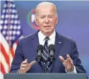  ?? ANNA MONEYMAKER/GETTY IMAGES FILE ?? President Joe Biden easily won Ohio’s presidenti­al primary but has run into an issue with the timing of the Democratic National Convention to officially make the ballot in Ohio.