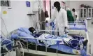  ??  ?? The intensive care unit at Martini hospital in Mogadishu, Somalia, where stigma surroundin­g the disease has deterred people from being tested. Photograph: AFP/Getty Images