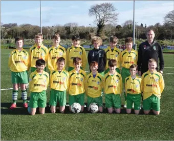  ??  ?? Killarney Celtic Under 13 who played Fenit in the Kerry Schoolboys League at Celtic Park, Killarney on Saturday.Photo by Michelle Cooper Galvin