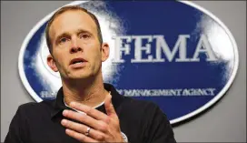  ?? JACQUELYN MARTIN / AP FILE ?? Federal Emergency Management Agency Administra­tor Brock Long said Wednesday that his agency is amplifying its preparatio­ns for Hurricane Irma’s arrival while continuing recovery efforts in Harvey-battered Texas.