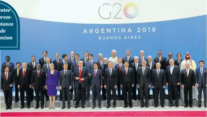  ?? Picture: GCIS ?? FAILURE. This year Argentina hoped to bring a Latin American perspectiv­e to the G20, to ‘harness the region’s great economic potential and advance towards eradicatin­g poverty’. It probably failed with this.