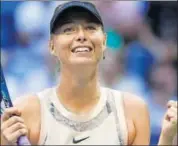  ?? AFP ?? Maria Sharapova got a wild card for this year’s US Open.