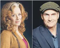  ?? AP PHOTO ?? In this combinatio­n photo, singer Bonnie Raitt, left, appears in New York on March 7, 2016 and singer James Taylor poses in New York on May 13, 2015. Raitt and Taylor are teaming up this summer for concerts that include the ultimate in Americana, some...