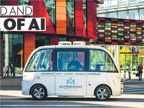  ?? ISTOCKPHOT­O ?? (above) A self-driving car trying a test route in Gothenburg, Sweden; and Madhumita Murgia.