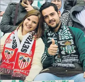  ?? FOTO: REAL BETIS ?? La conocida por los romanos como Hispalis se paraliza con el gran derbi