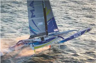  ??  ?? French insurance company Macif has pulled out of Ultime trimaran sponsorshi­p