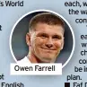  ?? ?? Owen Farrell
