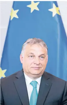  ?? FOTO: DPA ?? Viktor Orbán (55), seit 2010 Ministerpr­äsident von Ungarn.