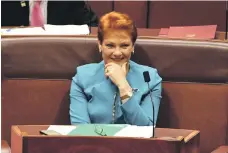  ?? Getty ?? Pauline Hanson leads Australia’s far-right One Nation party