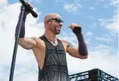  ?? LARRY PAPK/AP ?? Chris Daughtry performs at Texas Motor Speedway in 2022 in Fort Worth, Texas. He has shows at Garden Rocks March 5 and 6.