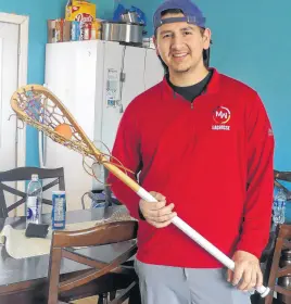  ?? MITCHELL FERGUSON • CAPE BRETON POST ?? Leonard (Lenny) Marshall, 20, of Eskasoni is heading to Prague, Czechia today to participat­e in the 2024 E-Box Invitation­al Box Lacrosse Tournament. “I can’t wait to get there. I’m just excited to meet my team and start playing.”