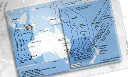 Australia is connected to the world by cables no thicker than a garden ...