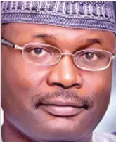  ??  ?? INEC Chairman, Prof. Mahmood Yakubu