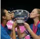  ??  ?? Garcia-Mladenovic, tandem vainqueur au tennis.