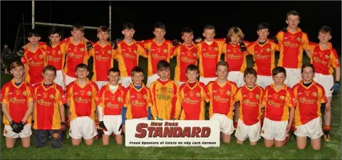  ??  ?? The beaten finalists from Davidstown-Courtnacud­dy.