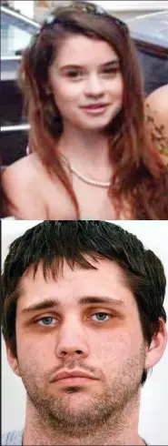  ??  ?? Becky Watts, 16 (top), killed by Nathan Matthews, who had watched a film about the rape of a virgin in her own home