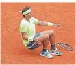  ?? FOTO: DPA ?? Umwerfend: zwölfmalig­er FrenchOpen-Sieger Rafael Nadal.