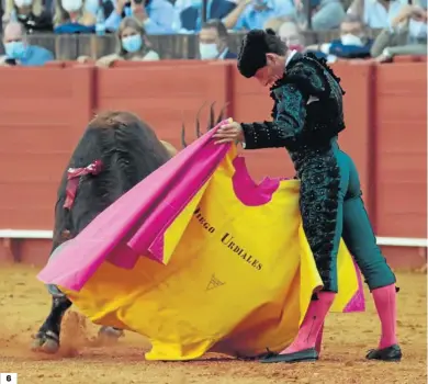  ?? ?? 6. Verónicas pletóricas de pureza las que desgranó Diego Urdiales en el toro que le facilitó su clamoroso éxito.