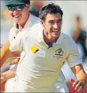  ?? GETTY IMAGES ?? Fast bowler Mitchell Starc (right) will have to play a prominent role if Australia are to challenge India in the fourTest series.