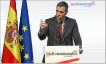  ?? ?? El presidente del Gobierno, Pedro Sánchez.