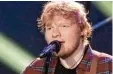  ?? Foto: dpa ?? Der britische Popstar Ed Sheeran wohl nicht auftreten.
SPANIEN darf