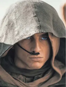  ?? PROVIDED BY WARNER BROS. PICTURES ?? Timothée Chalamet stars as the would-be messiah of a desert people in “Dune: Part Two.”