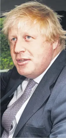  ??  ?? Boris Johnson yesterday, who is now favourite to be PM