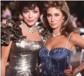  ??  ?? Joan Collins (Alexis); Bellwood (Claudia)