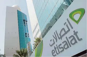  ??  ?? The announceme­nt is a major achievemen­t positionin­g etisalat as a reliable outsourcin­g and managed services partner for all entities.