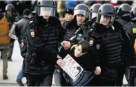  ??  ?? Police were accused of abusing protesters’ rights