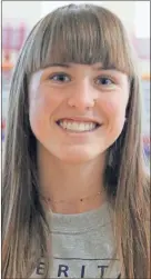  ??  ?? Allison Craft (Senior, Heritage) The 2020 Catoosa County Girls’ Runner of the Year
