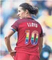  ?? CARLI LLOYD VIA GETTY IMAGES ??