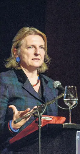  ??  ?? Karin Kneissl soll auf Wunsch der FPÖ Außenminis­terin werden. Als Diplomatin ist sie aus dem Amt geschieden. Wien