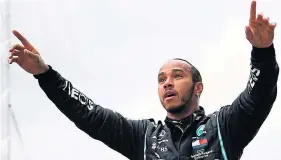  ??  ?? Lewis Hamilton would deserve a knighthood (see right).