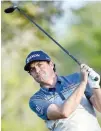  ?? USA Today Sports — ?? Keegan Bradley plays his shot from the ninth tee during the first round of The Players Championsh­ip.