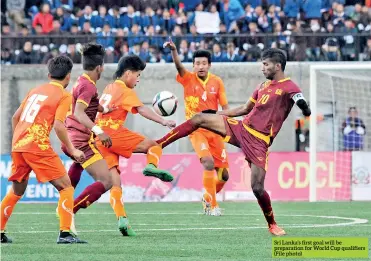  ??  ?? Sri Lanka’s first goal will be preparatio­n for World Cup qualifiers (File photo)