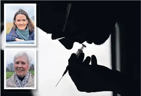  ?? ?? Concern Forth and Endrick Tory councillor Jane Hutchison, above top, and Bannockbur­n ward Labour councillor Margaret Brisley, above bottom, said drug use was becoming more visible in communitie­s