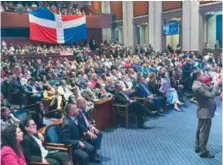  ?? FUENTE EXTERNA ?? Dominicano­s llenaron el CVC del Capitolio de EE.UU.
