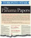  ??  ?? The Toronto Star began reporting on the Panama Papers in April 2016.