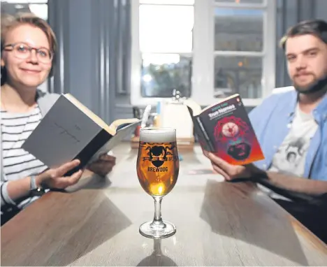  ??  ?? BREWDOG is hosting the latest Silent Reading Event in Dundee tomorrow.Book lovers, beer lovers and members of the public are encouraged to pop along for a couple of hours of reading and discussion.Attendees can bring along a book of their choice, have an hour’s quiet reading time then chat to other book
