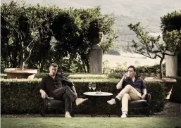  ?? FOTO: CRESCENZO MAZZA/YLE ?? Rob Brydon och Steve Coogan reser runt i Italien.