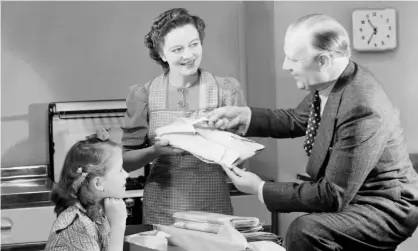  ??  ?? ‘We learn how to behave from our parents, and other adults, showing us when we are children.’ Photograph: Science & Society Picture Library/SSPL via Getty Images